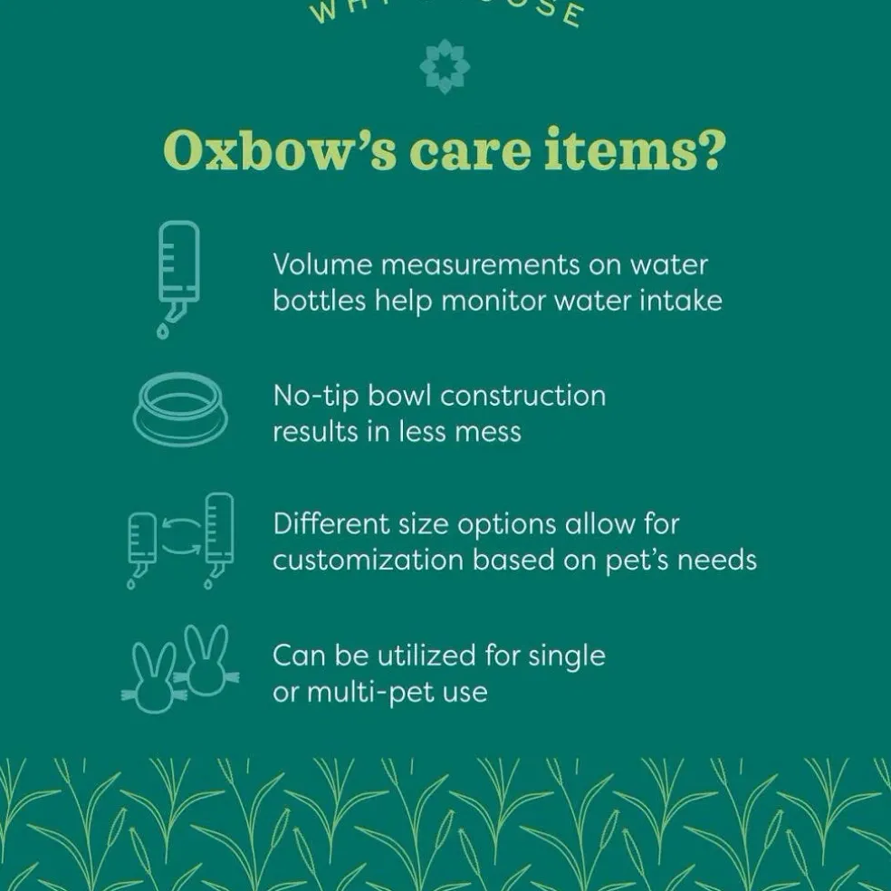 Oxbow Enriched Life Corner Litter Pan with Removable Shield For Small Animals