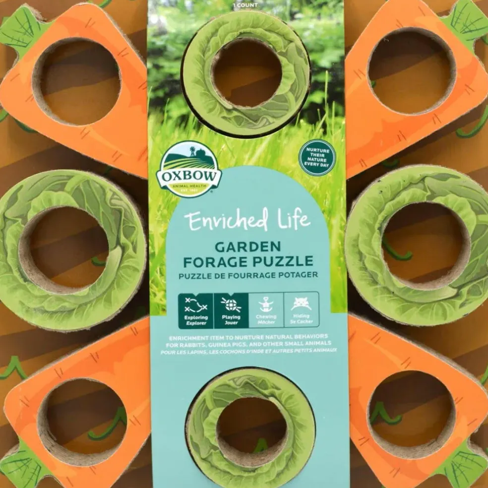 Oxbow Enriched Life Garden Forage Puzzle Toy For Small Animal