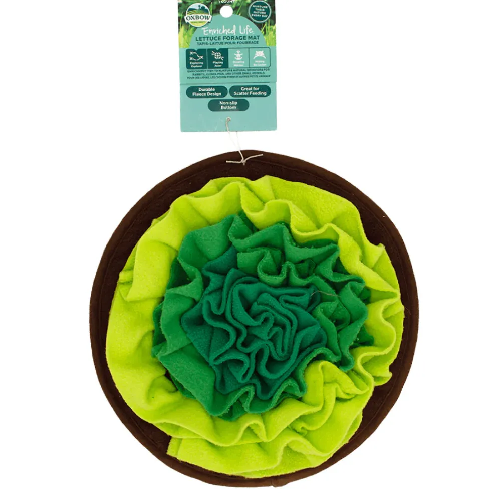 Oxbow Enriched Life Lettuce Forage Mat Toy For Small Pets