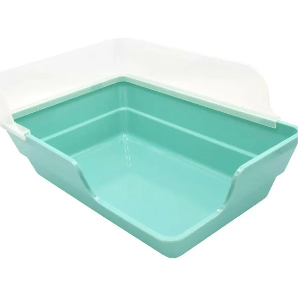 Oxbow Enriched Life Rectangle Litter Pan with Removable Shield For Small Animals