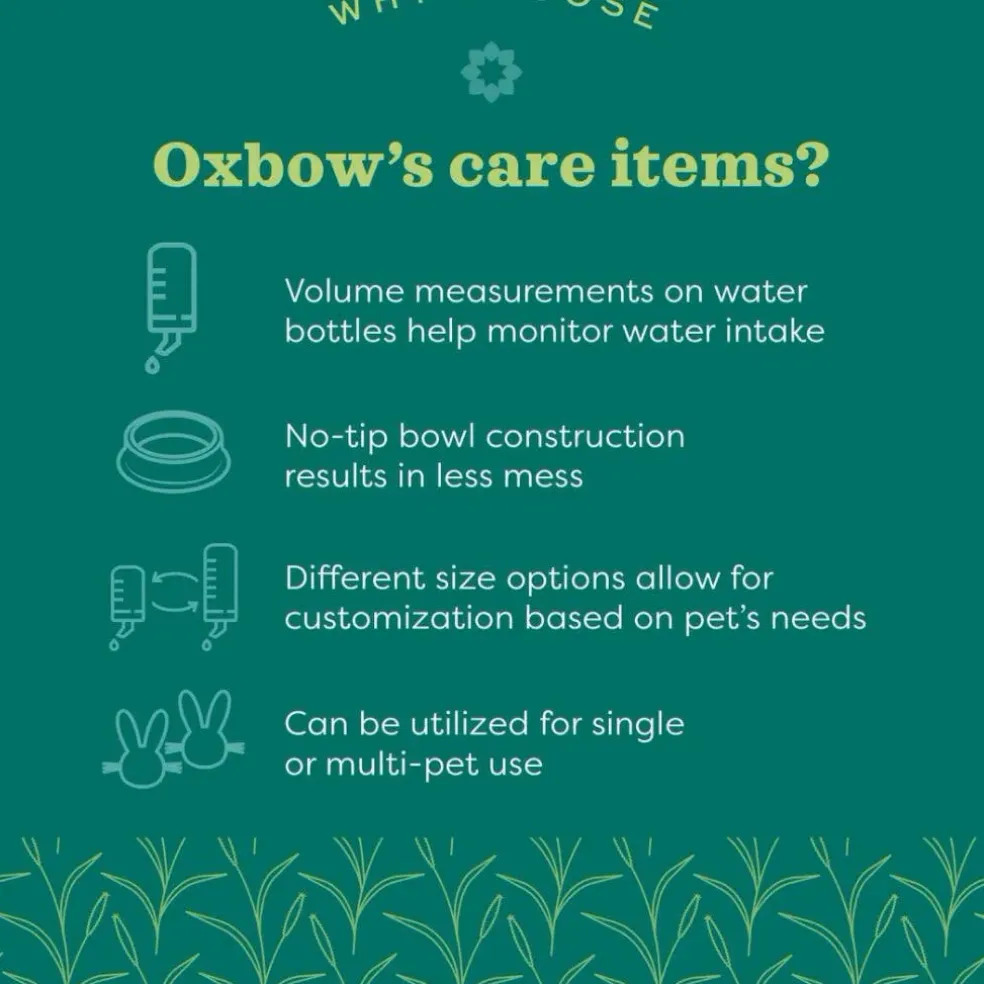 Oxbow Enriched Life Rectangle Litter Pan with Removable Shield For Small Animals