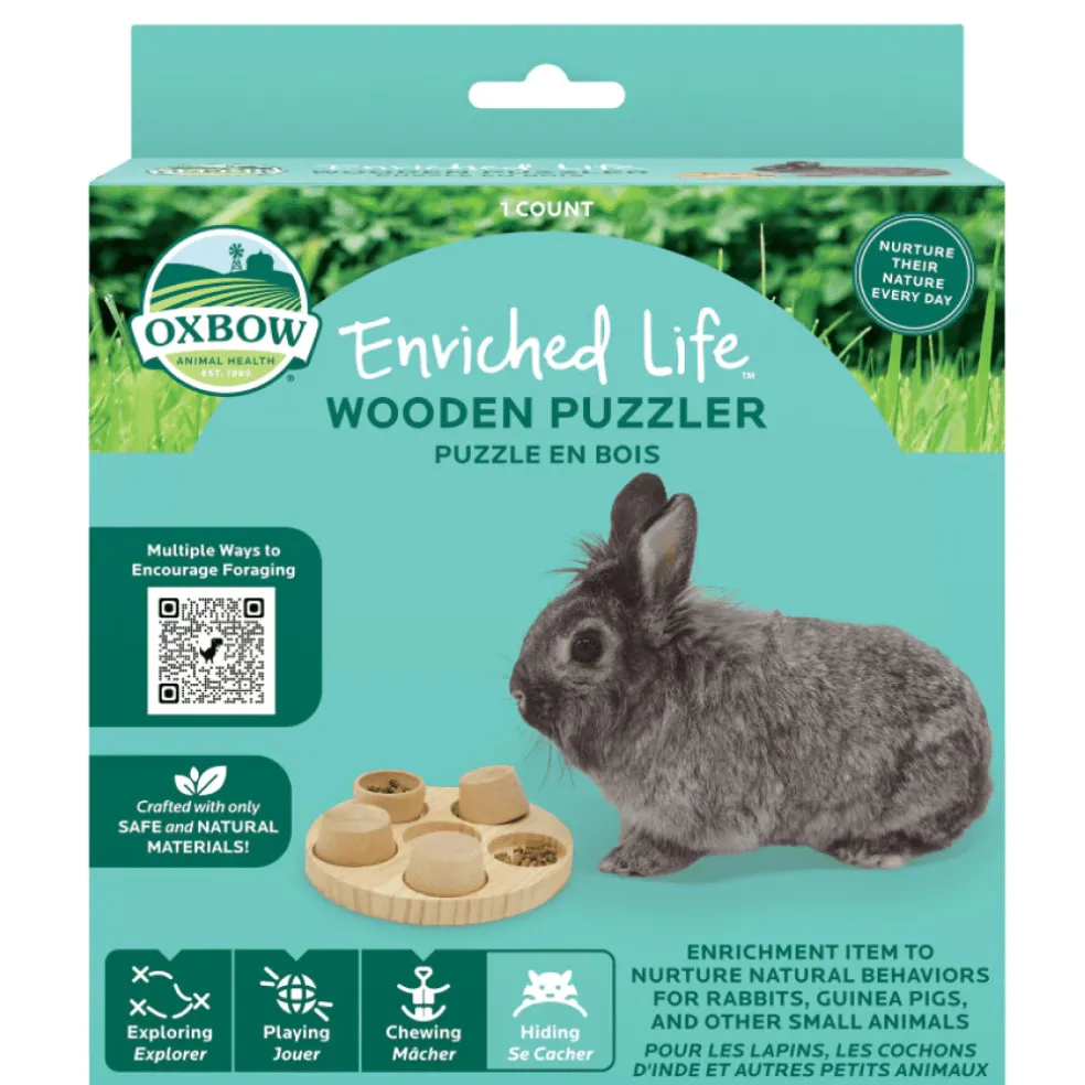 Oxbow Enriched Life Wooden Puzzler Toy For Small Animals
