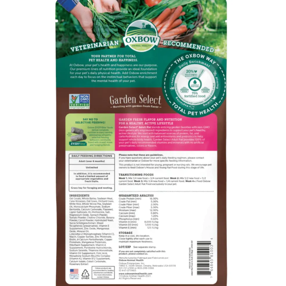 Oxbow Garden Select Adult Rat Food (2.5 lb)