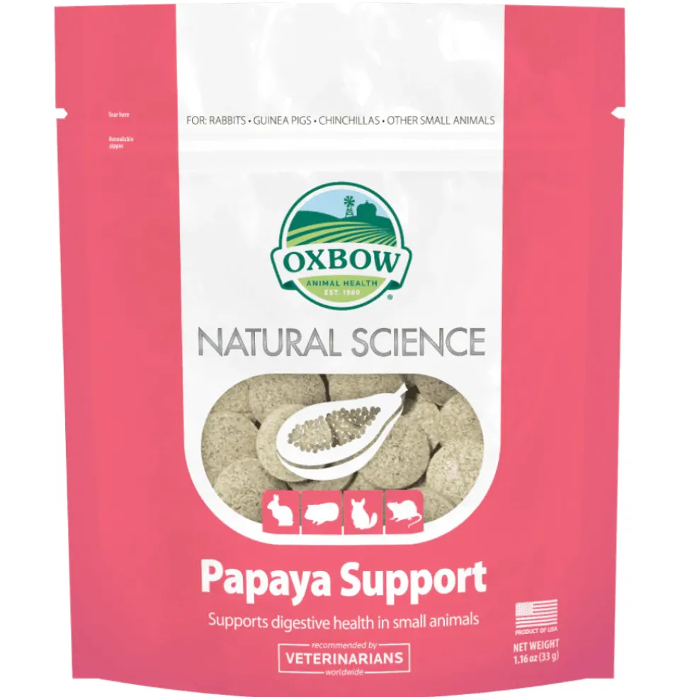 Oxbow Natural Science Papaya Support Digestive Health Supplement For Small Animals (1.16 oz)