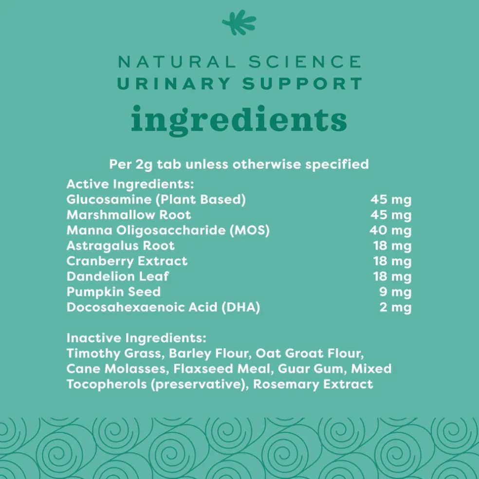 Oxbow Natural Science Urinary Support Supplement For Small Animals (60 ct)