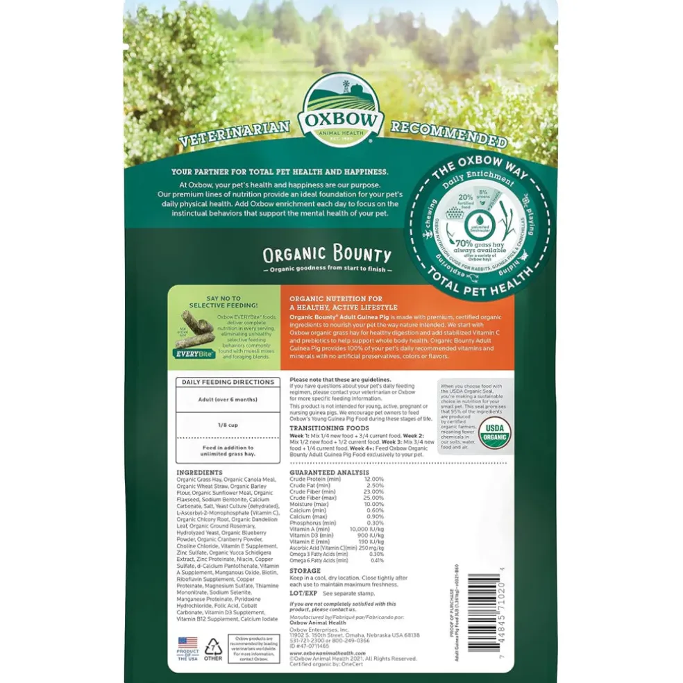 Oxbow Organic Bounty Adult Guinea Pig Food (3 lb)