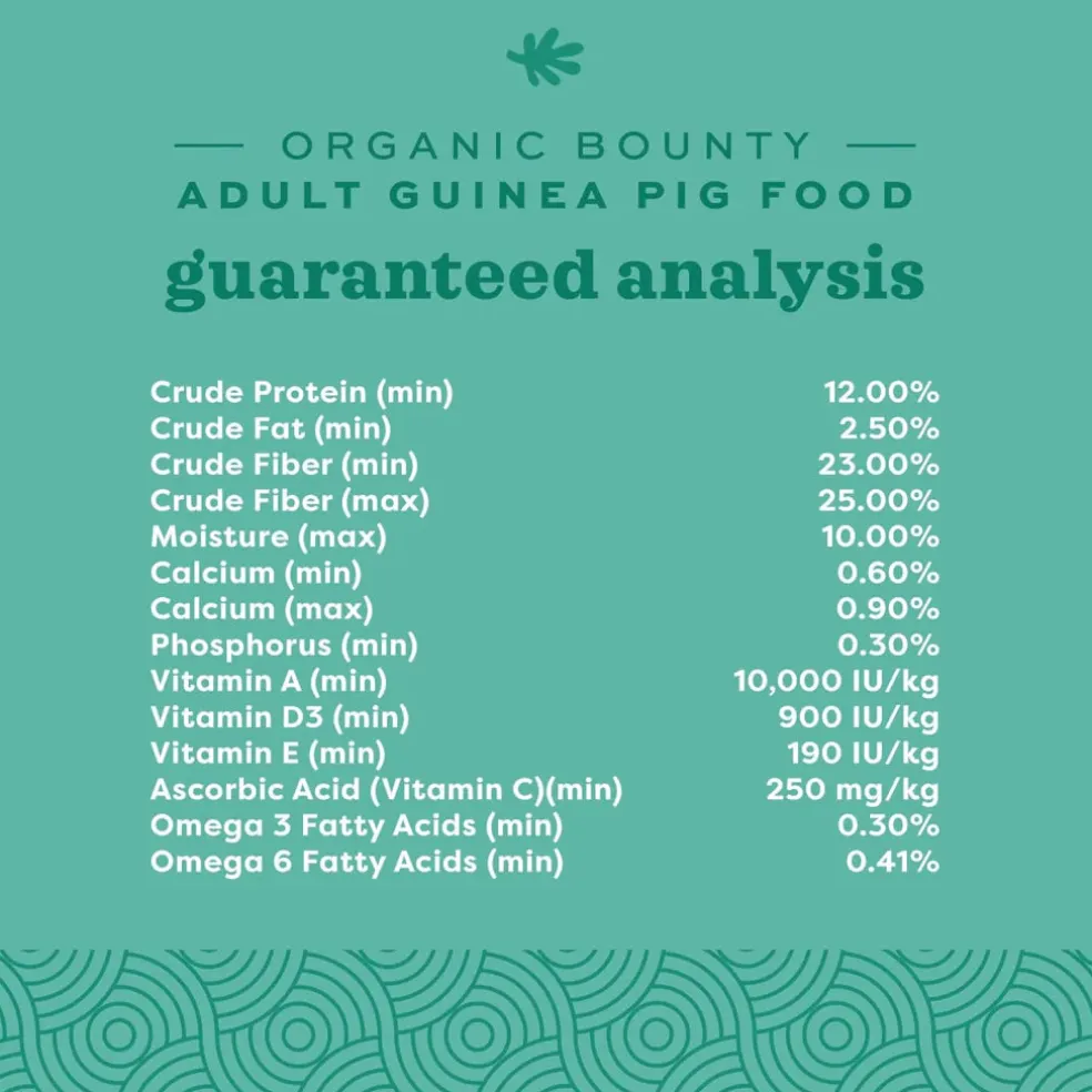 Oxbow Organic Bounty Adult Guinea Pig Food (3 lb)