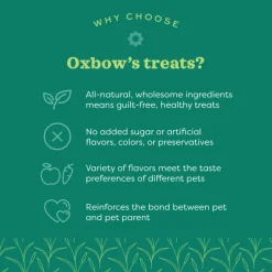 Oxbow Simple Rewards Baked Small Animal Treats with Apple & Banana (3 oz)