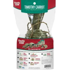 Oxbow Timothy CLUB Timothy Carrot Small Animal Treat