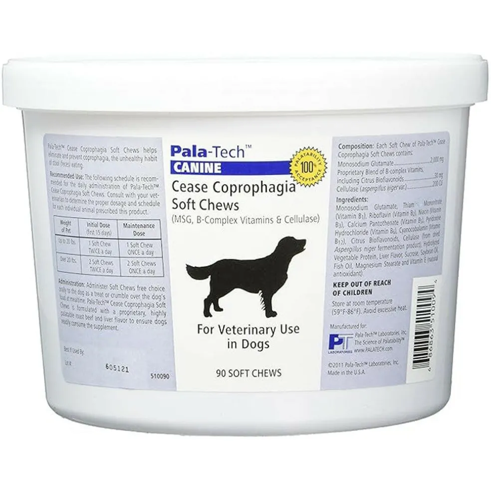 Pala-Tech Cease Coprophagia Soft Chews for Dogs (90 chews)