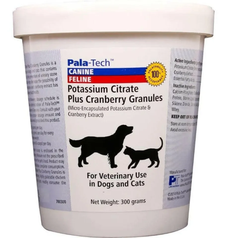 Pala-Tech Potassium Citrate Plus Cranberry Granules 300 gm