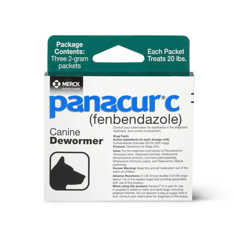 Panacur C Canine Dewormer (2 gram)