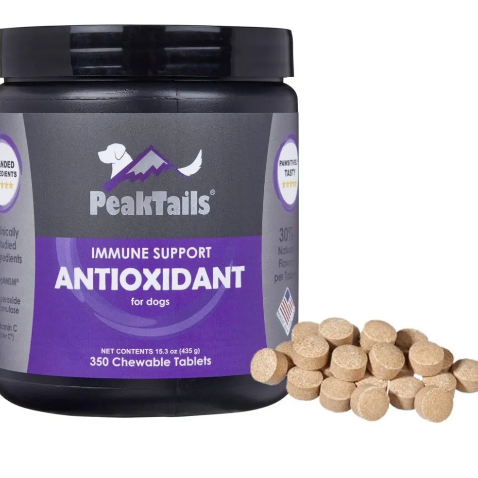 PeakTails Immune Support Antioxidant Chewable Tablets for Dogs