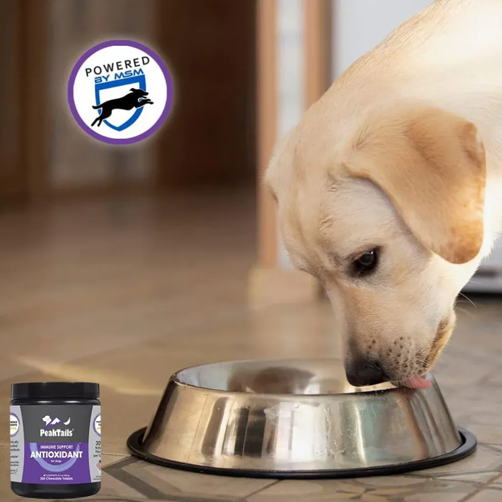 PeakTails Immune Support Antioxidant Chewable Tablets for Dogs