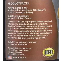 PeakTails Joint Support For Dogs MSM Powder Chicken Flavor, 1-lb