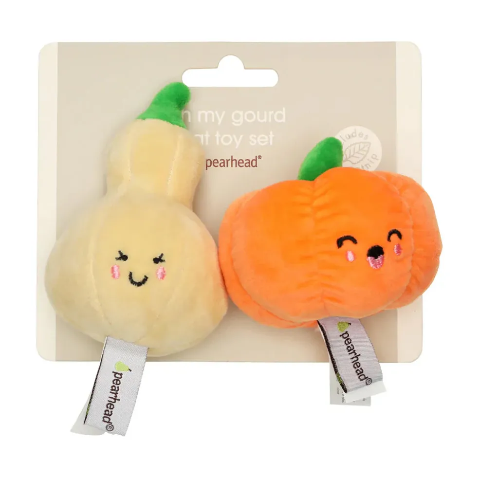 Pearhead Oh My Gourd Toys For Cats (2 pack)