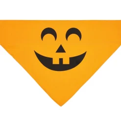 Pearhead Pumpkin Dog Halloween Bandana, Medium/Large