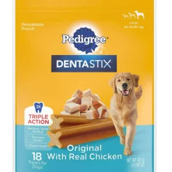 Pedigree Dentastix Large Original Chicken Flavor Dental Dog Treats