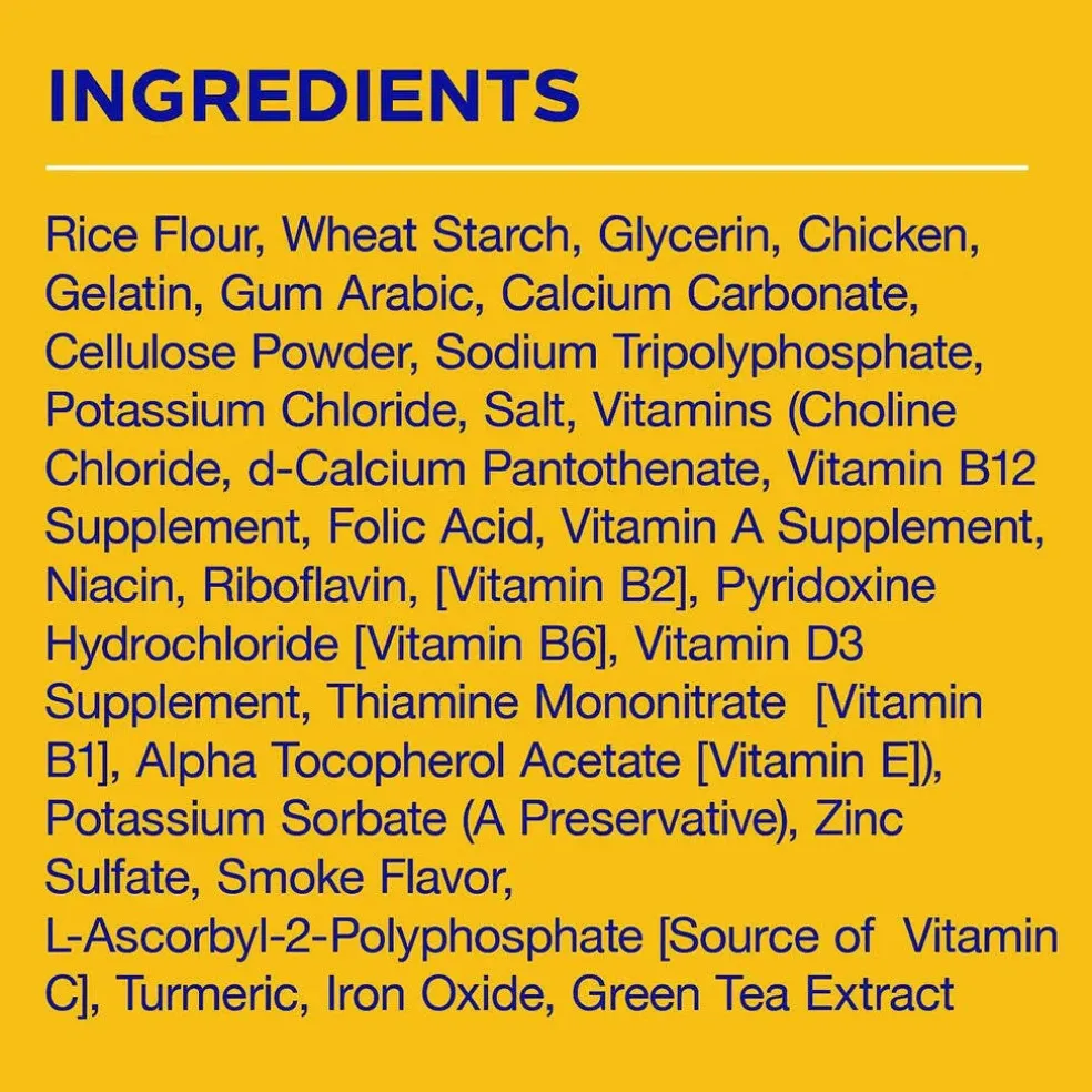 Pedigree Dentastix Small/Medium Original Chicken Flavor Dental Dog Treats, 25 Count