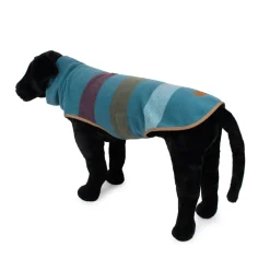 Pendleton Cabin Stripe Shale Fitted Fleece Vest for Dogs