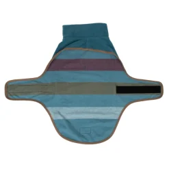 Pendleton Cabin Stripe Shale Fitted Fleece Vest for Dogs
