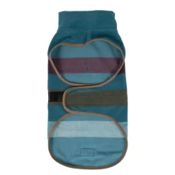 Pendleton Cabin Stripe Shale Fitted Fleece Vest for Dogs