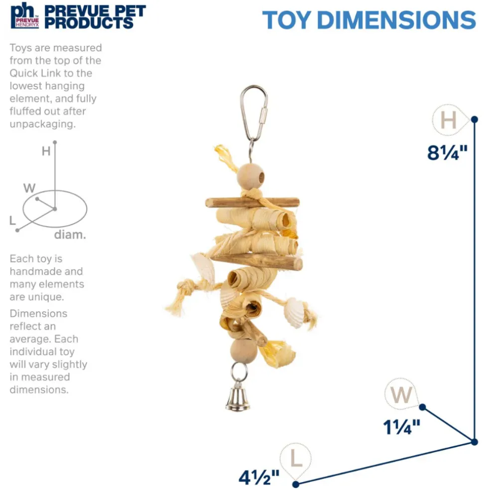 Pervue Pet Naturals Princess Bird Toy