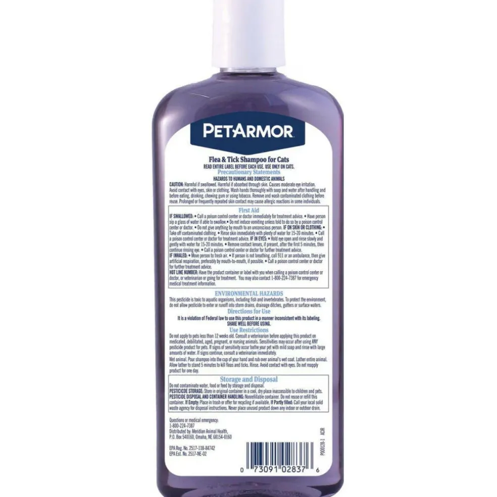 PetArmor Flea & Tick Shampoo for Cats (12 oz)
