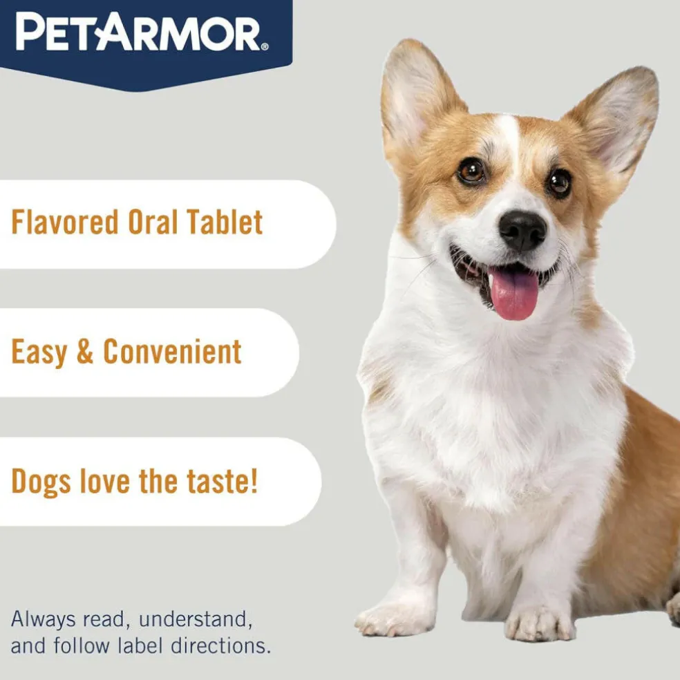 PetArmor 7 Way De-Wormer for Small Dogs & Puppies (2 chewable tablets)