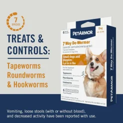 PetArmor 7 Way De-Wormer Small Dogs & Puppies ( 6 Count )