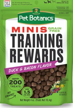 Pet Botanics Training Rewards Mini Soft & Chewy Duck & Bacon Flavor Dog Treats (4 oz)