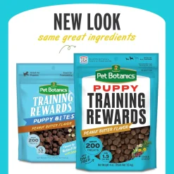 Pet Botanics Training Rewards Soft & Chewy Peanut Butter Puppy Bites (4 oz)