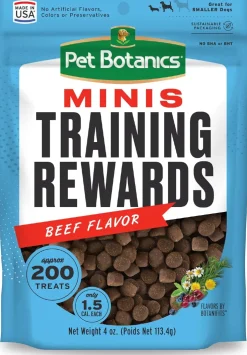 Pet Botanics Training Rewards Mini Soft & Chewy Beef Flavor Dog Treats