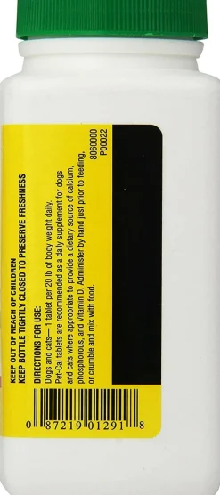 Pet-Cal Supplement For Dogs and Cats (60 tablets)