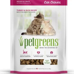 Pet Greens Cat Craves Semi-Moist Turkey & Duck Soft Treats For Cats (3 oz)