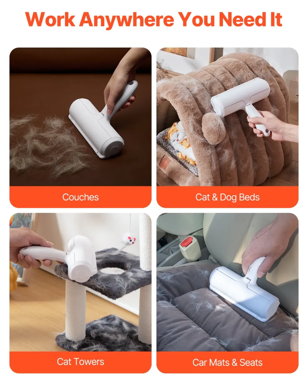 Pet Hair Remover and Reusable Lint Roller