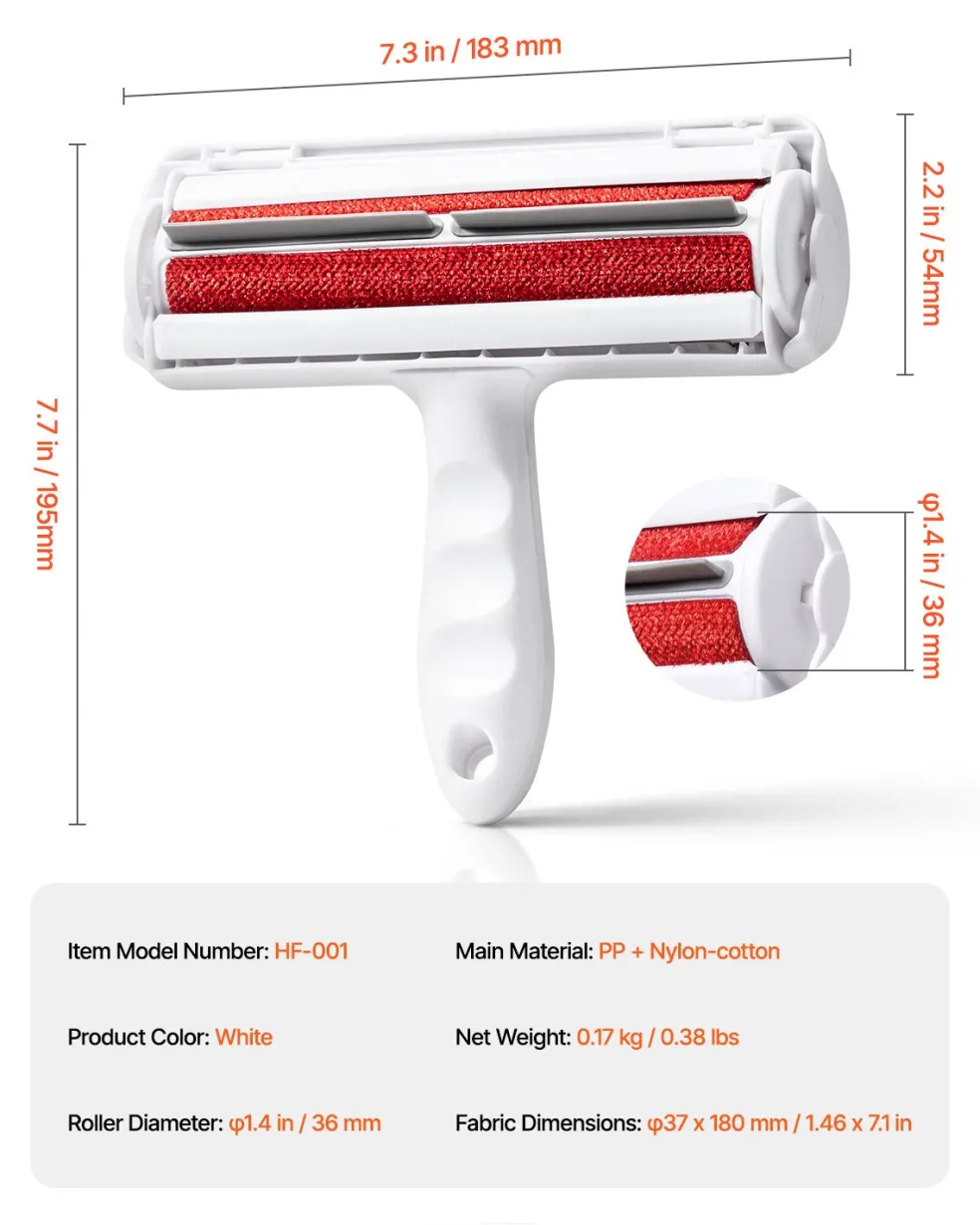 Pet Hair Remover and Reusable Lint Roller