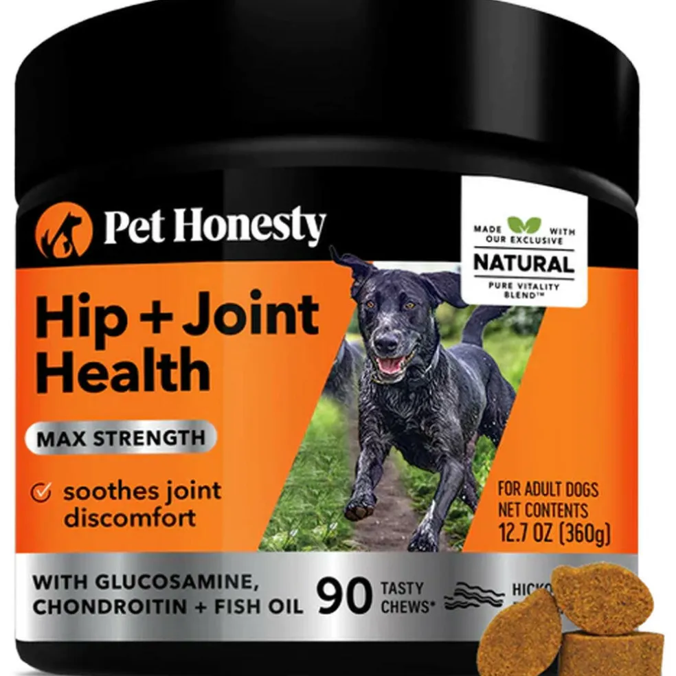 Pet Honesty Hip + Joint Health Max Strength Soft Chews for Dogs (90 ct)