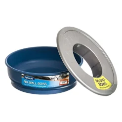Petmate No Spill Durable Pet Bowl for Water and Food for Dogs & Cats (48 oz) Blue