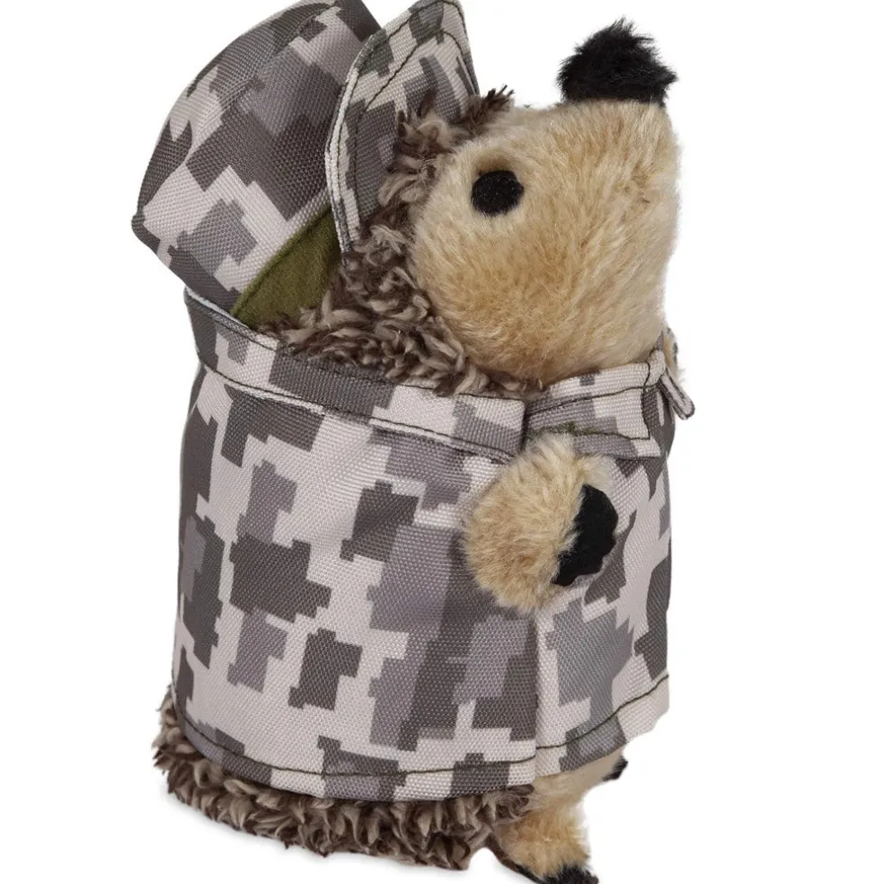 Petmate Zoobilee Army Heggies Plush Dog Toy, 1-count
