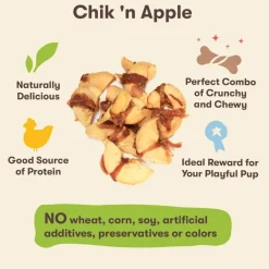 Pet ‘n Shape Chik 'n Apple Jerky Wrapped Treats For Dogs (16 oz)