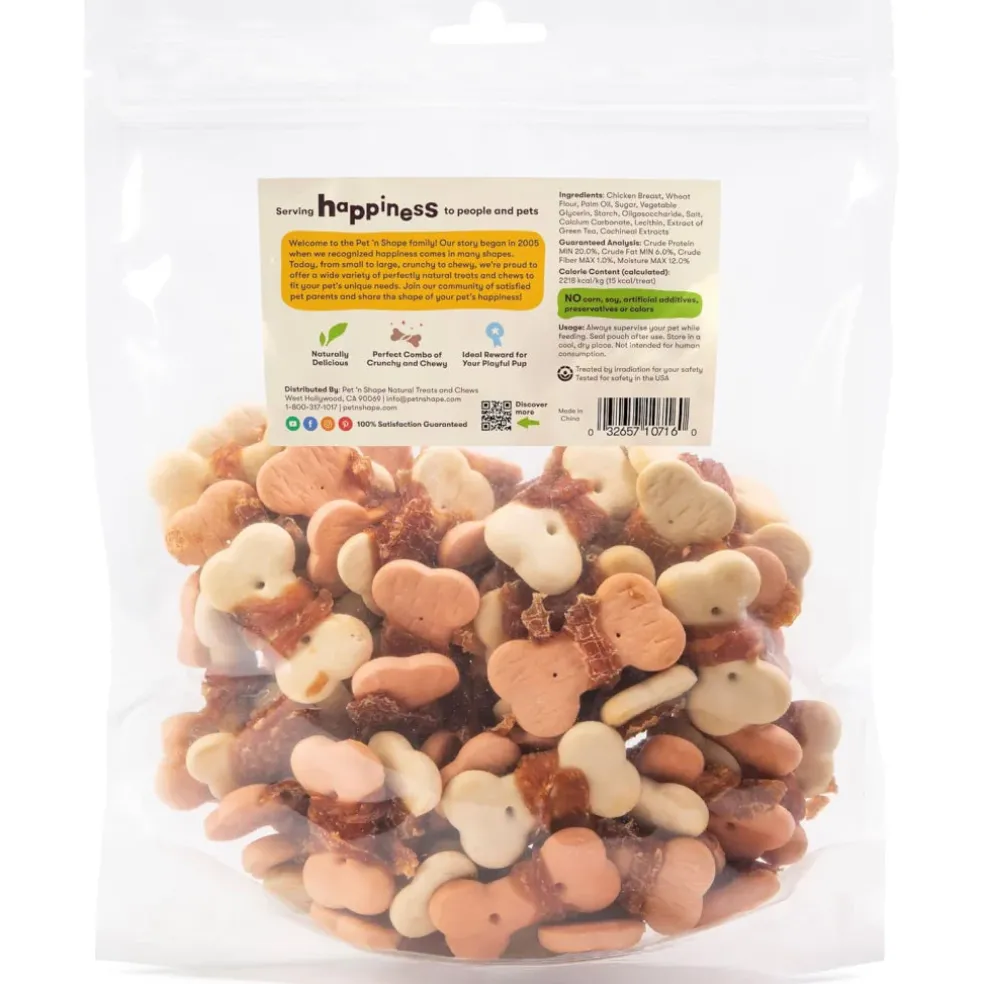 Pet ‘n Shape Chik 'n Biscuits Jerky Wrapped Treats For Dogs (16 oz)