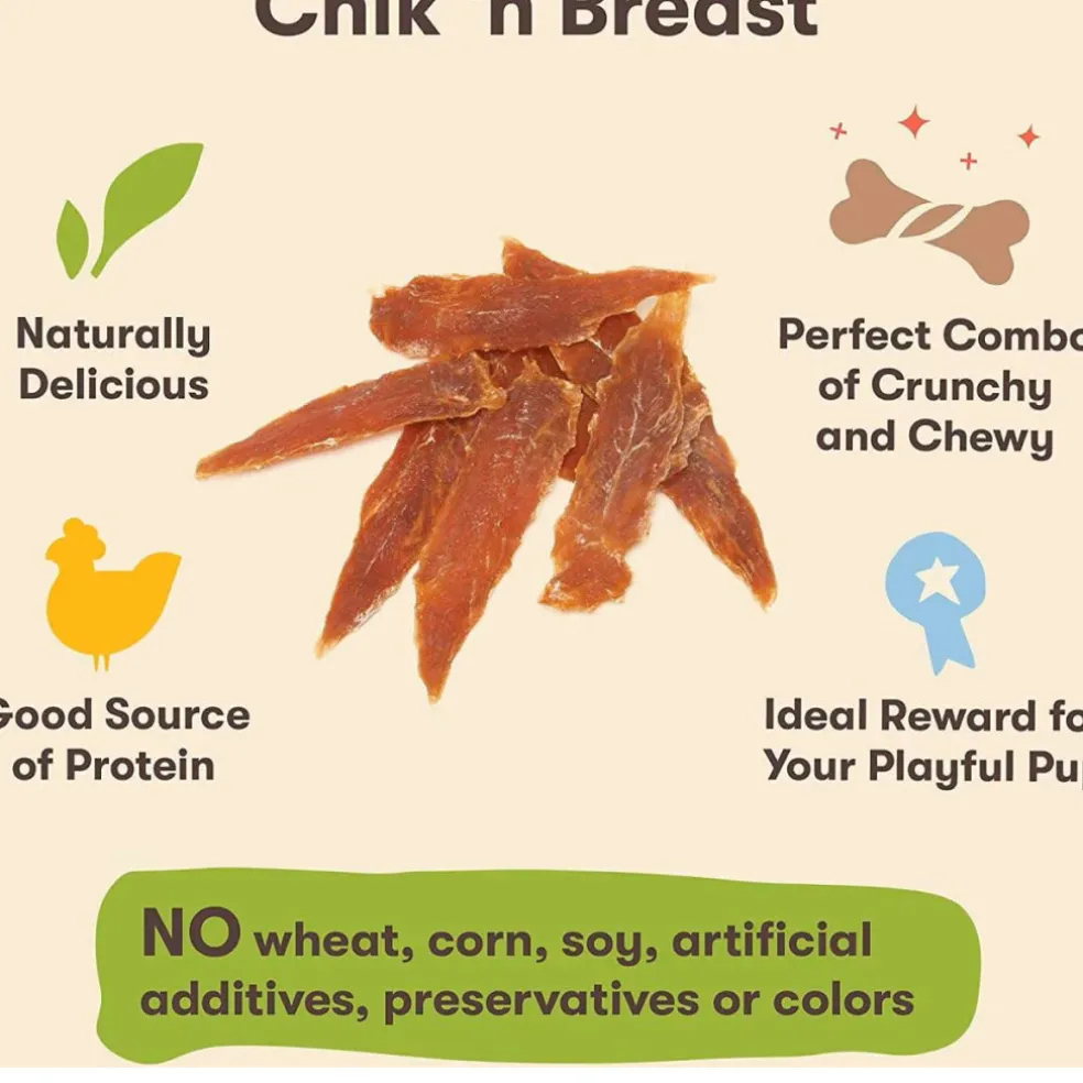 Pet 'n Shape Chik 'n Breast Jerky Treats For Dogs