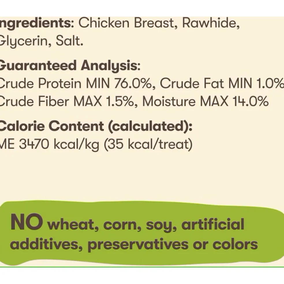 Pet 'n Shape Chik 'n Hide Twists Chicken Wrapped Rawhide Treats For Dogs