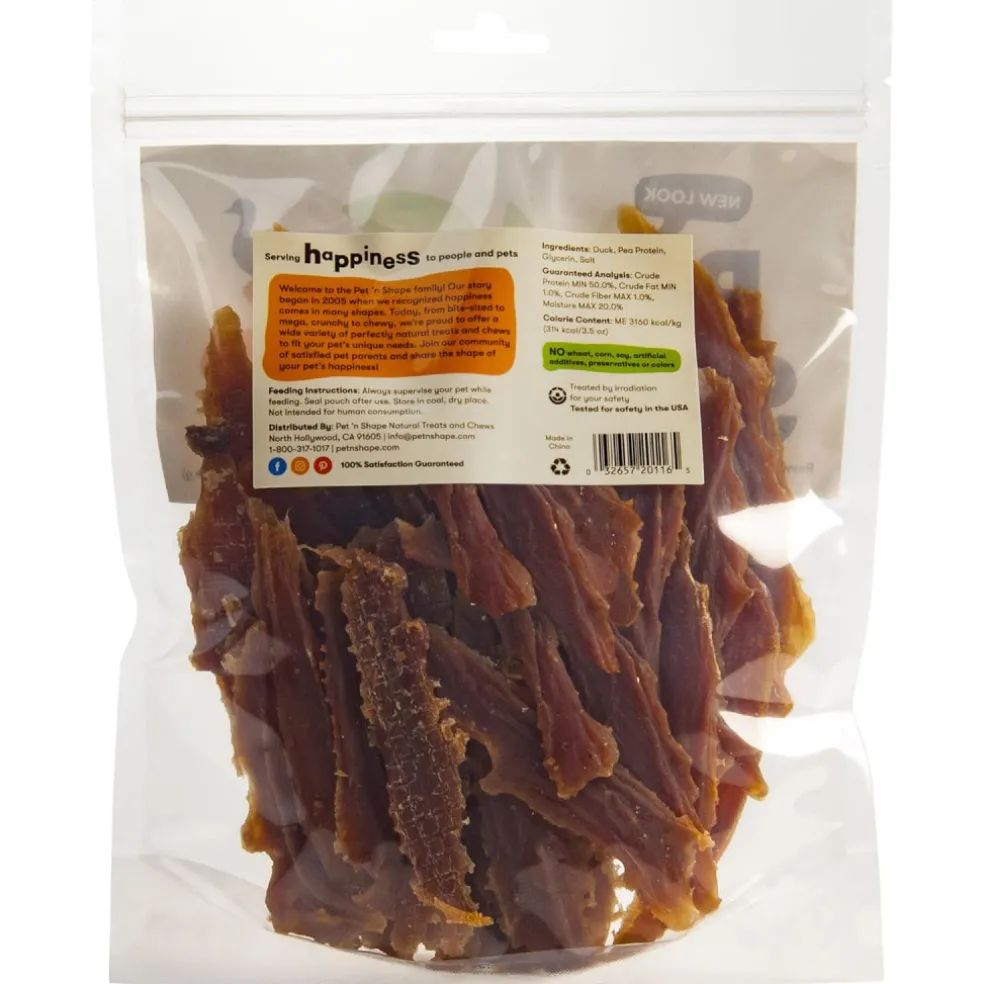 Pet 'n Shape Duck Breast Jerky Treats For Dogs (1 lb)