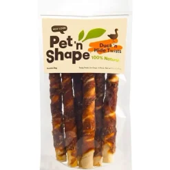 Pet 'n Shape Duck'n Hide Twists Duck Wrapped Rawhide Treats For Dogs