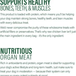 360 Pet Nutrition Chicken Liver Freeze-Dried Raw Dog Food, 4-oz