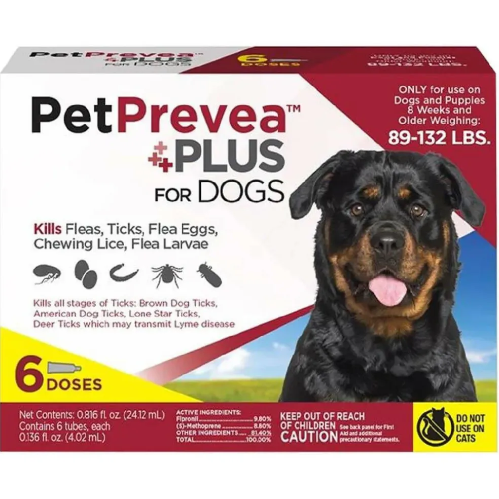 PetPrevea Plus Topical Treatment for Dogs 89-132 lbs