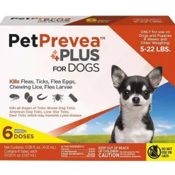 PetPrevea Plus Topical Treatment for Dogs 5-22 lbs
