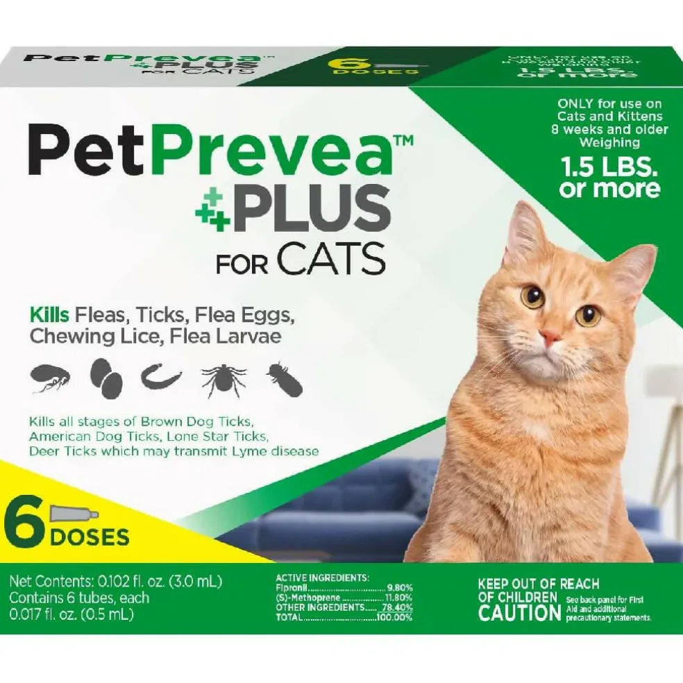 PetPrevea Plus Topical Treatment for Cats over 1.5 lbs